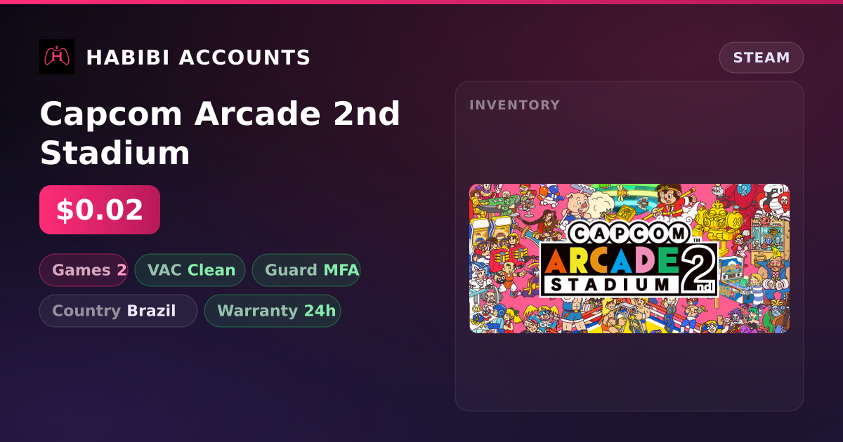 Capcom Arcade 2nd Stadium — HabibiAccounts