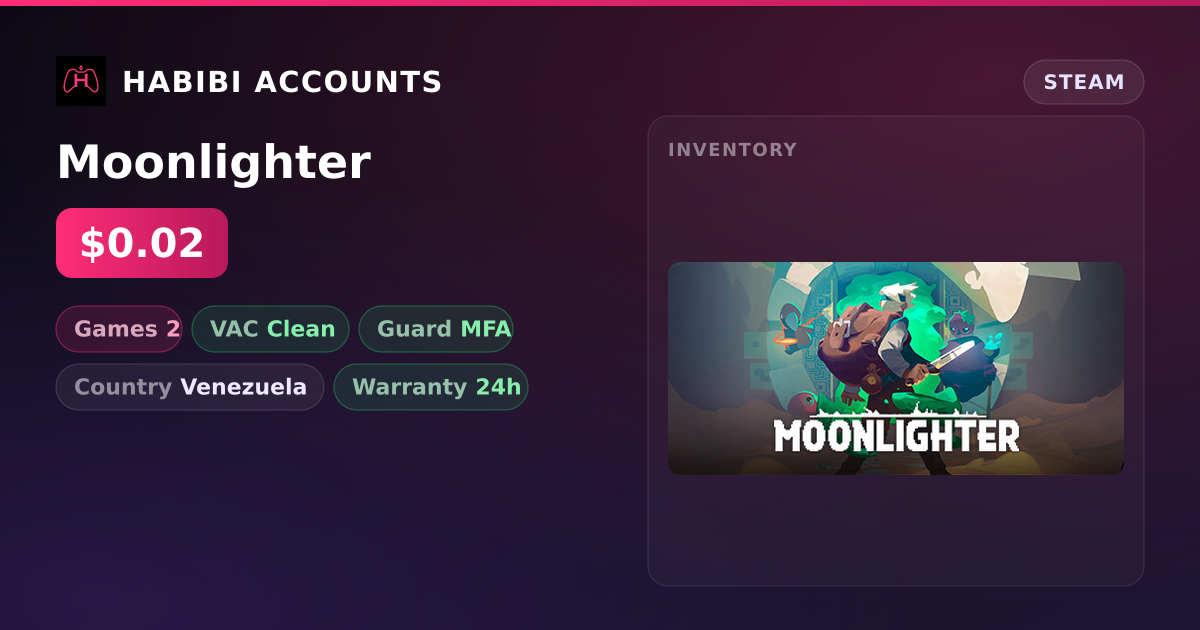 Moonlighter — HabibiAccounts