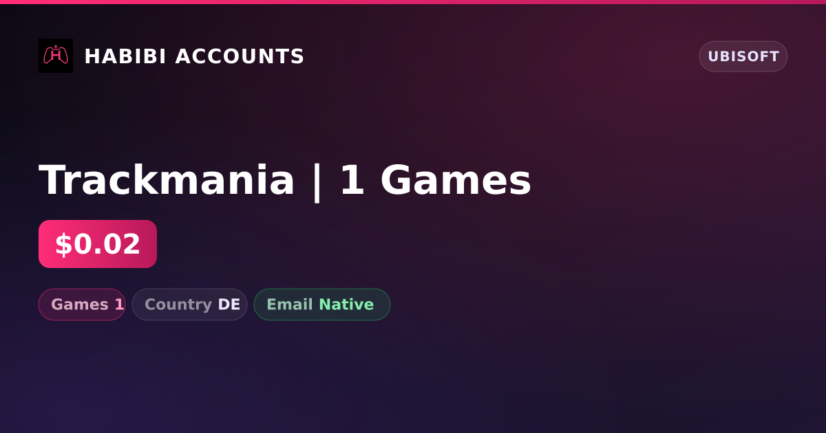 Trackmania | 1 Games — HabibiAccounts