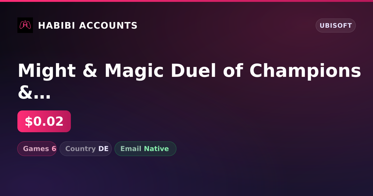 Might & Magic Duel of Champions & Trials Evolution Gold Edition | 6 Games — HabibiAccounts