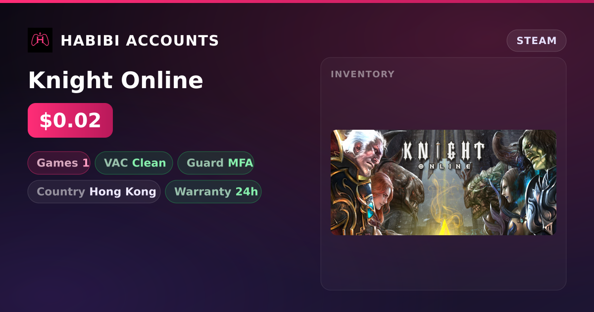 Knight Online — HabibiAccounts