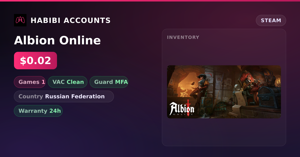 Albion Online — HabibiAccounts