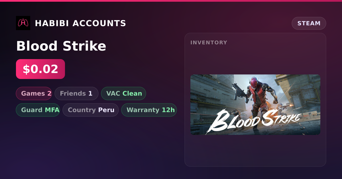 Blood Strike — HabibiAccounts
